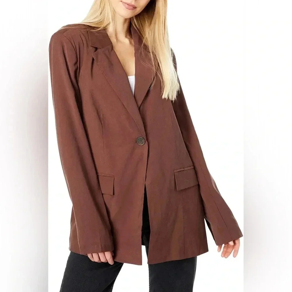 WEWOREWHAT Relaxed Blazer Size Small NWT - Picture 2 of 9
